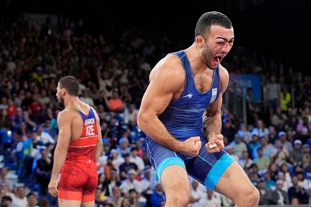 2024 Paris Olympics Day 12 Photo gallery_men's Greco-Roman 67kg semifinal wrestling